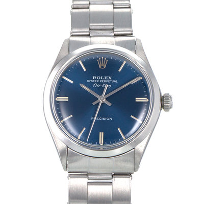 Rolex Air King 5500 Blue Dial 34