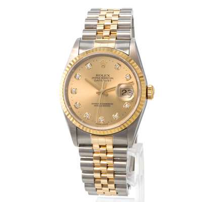 Rolex Datejust 36 16233 Yellow Dial 36