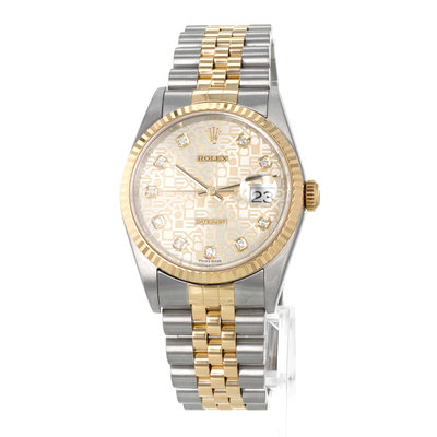 Rolex Datejust 36 16233 Yellow Dial 36