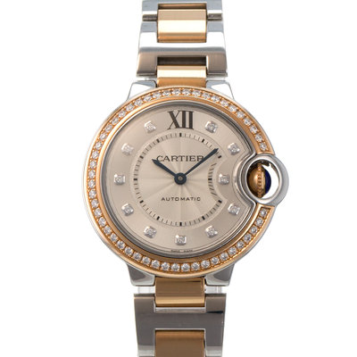 Cartier Ballon Bleu 33mm WE902077 3753 Silver Dial 33