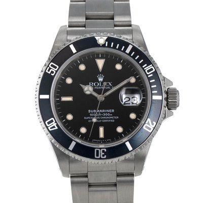 Rolex Submariner 16610 Black Dial 40