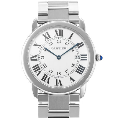 Cartier Ronde Solo de Cartier W6701005 2934 Silver Dial 36