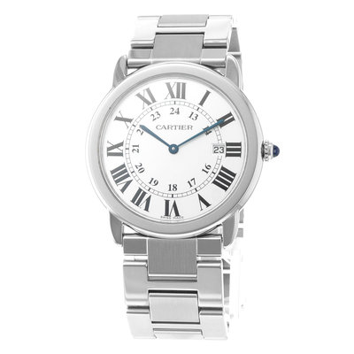 Cartier Ronde Solo de Cartier W6701005 2934 Silver Dial 36