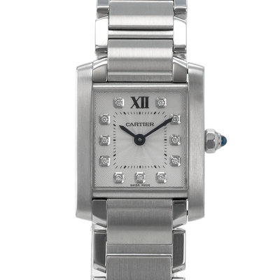Cartier Tank Francaise WE110006 3217 Silver Dial 20x25