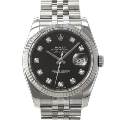 Rolex Datejust 36 116234 Black Dial 36