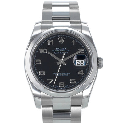 Rolex Datejust 36 116200 Black Dial 36