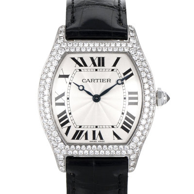 Cartier Tortue WA503851 Silver Dial 43