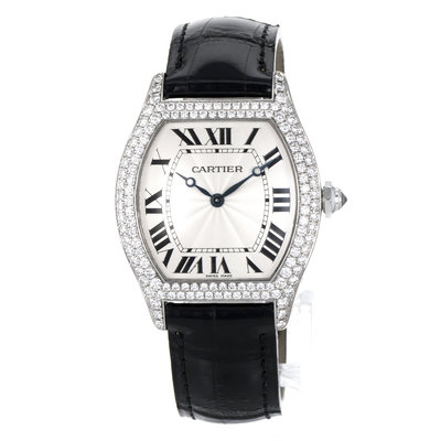 Cartier Tortue WA503851 Silver Dial 43