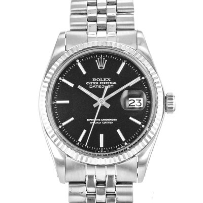 Rolex Datejust 36 1601 Black Dial 36