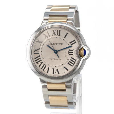 Cartier Ballon Bleu W6920047 3284 Silver Dial 36