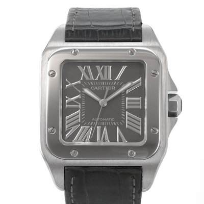 Cartier Santos 100 XL W20134X8 2656 Grey Dial 38