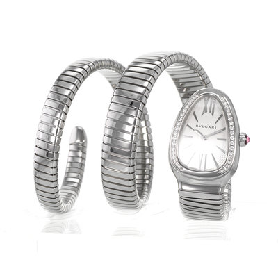 Bulgari Serpenti 101910 Silver Dial 35
