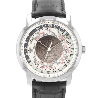 Vacheron Constantin World Time 86060/000G-8982 Silver Dial 42