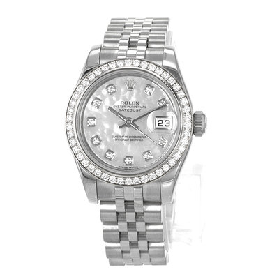 Rolex Datejust 26 179384 Mother of Pearl Diamond Dial 26