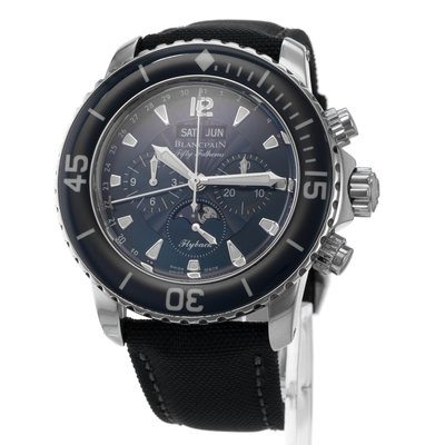 Blancpain Fifty Fathoms Flyback 5066F-1140-
52B Blue Dial 45