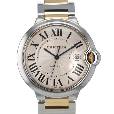 Cartier Ballon Bleu 42mm W69009Z3 3001 Silver Dial 42