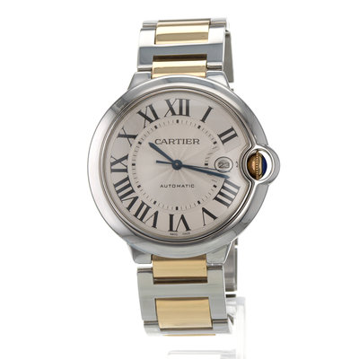 Cartier Ballon Bleu 42mm W69009Z3 3001 Silver Dial 42