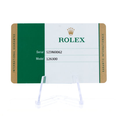 Rolex Datejust 41 126300 Blue Dial 41