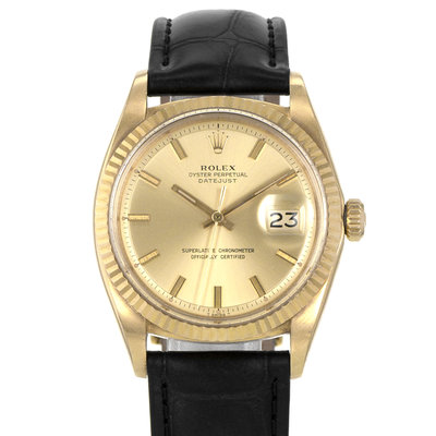 Rolex Datejust 36 1601 Yellow Dial 36
