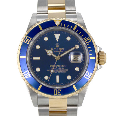 Rolex Submariner 16613  Blue Dial 40