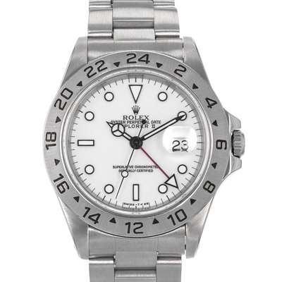 Rolex Explorer II 16570 White Dial 40