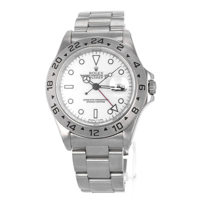 Rolex Explorer II 16570 White Dial 40