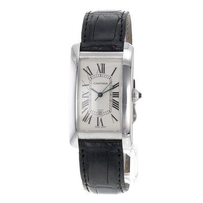 Cartier Tank Americaine W2603256 1741 Silver Dial 26