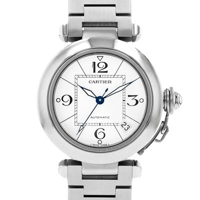 Cartier Pasha W31074M7 2324 White Dial 35