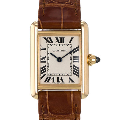 Cartier Tank Louis W1529856 2442 Silver Dial 29