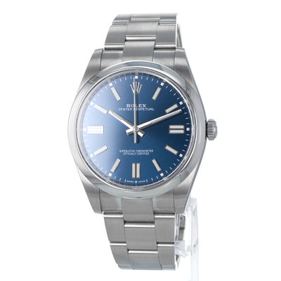 Rolex Oyster Perpetual 41 124300 Blue Dial 41