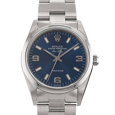 Rolex Air King 14000M Blue Dial 34