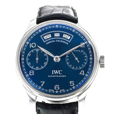 IWC Portuguese Annual Calendar IW503502 Blue Dial 44