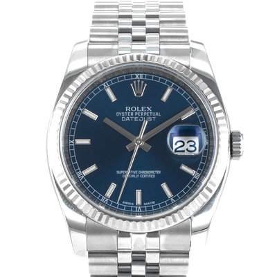 Rolex Datejust 36 116234 Blue Dial 36