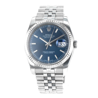 Rolex Datejust 36 116234 Blue Dial 36