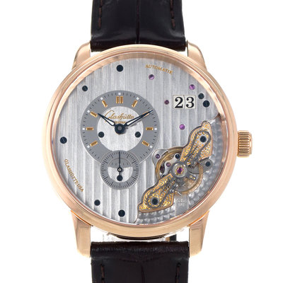 Glashutte Original PanoMaticlnverse 1-91-02-01-05-30 Silver Dial 42