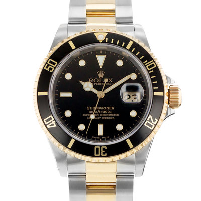 Rolex Submariner 16613 Black Dial 40