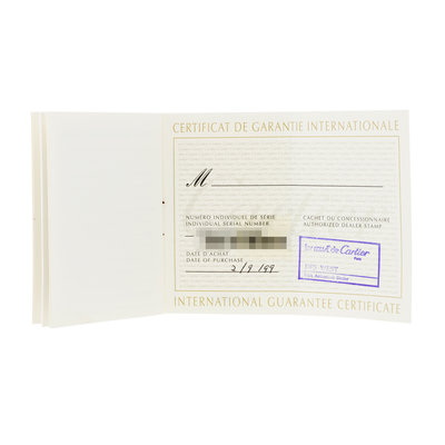 Cartier Pasha W31015M7  2324 White Dial 35
