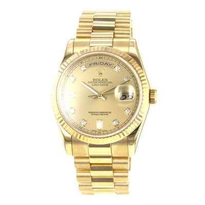 Rolex Day-Date 36 118238 Yellow Dial 36