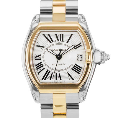 Cartier Roadster
 W62031Y4 2510 Silver Dial 38