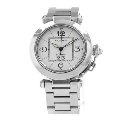 Cartier Pasha W31055M7 2475 White Dial 35