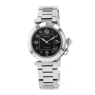 Cartier Pasha W31043M7 2324 Black Dial 35