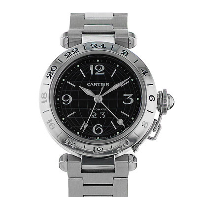 Cartier Pasha W31049M7 2550 Black Dial 35