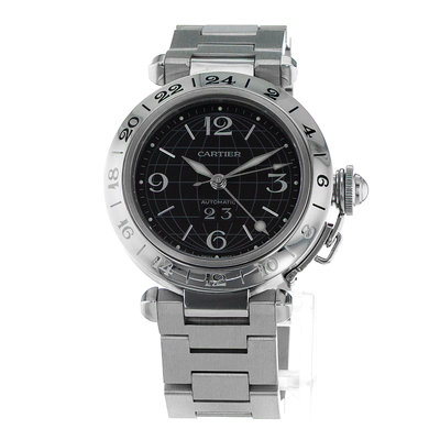Cartier Pasha W31049M7 2550 Black Dial 35