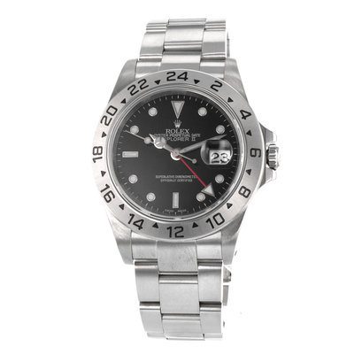 Rolex Explorer II 16570 Black Dial 40