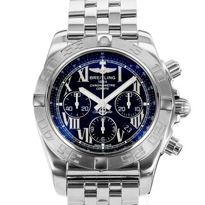 Breitling Chronomat 44 AB0110 Black Dial 44