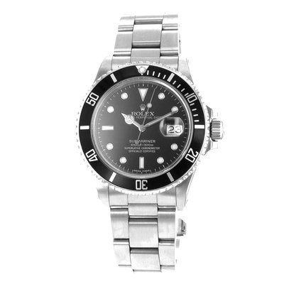 Rolex Submariner 16800 Black Dial 40