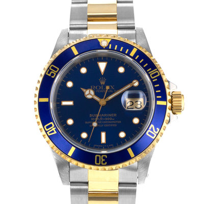 Rolex Submariner 16613 Blue Dial 40