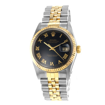 Rolex Datejust 36 16013 Black Dial 36