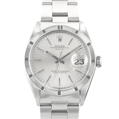 Rolex Date 1501 Silver Dial 34