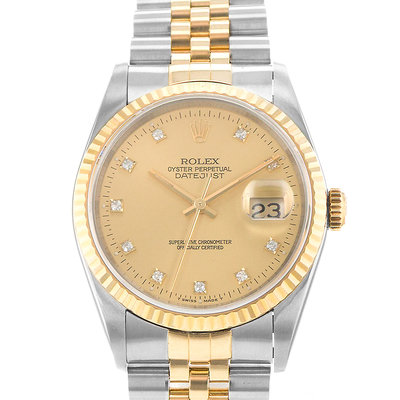 Rolex Datejust 36 16233 Yellow Dial 36